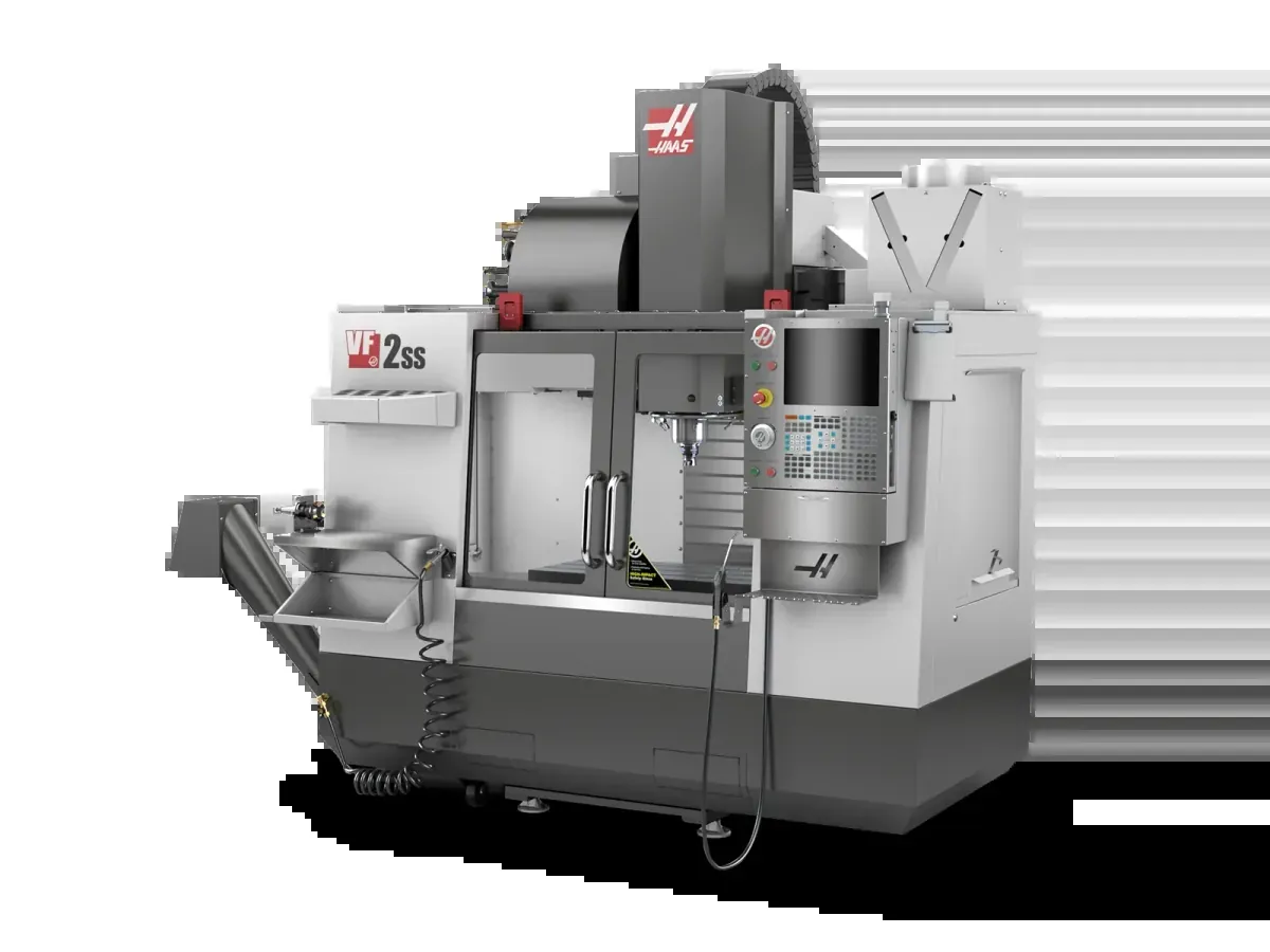 HAAS VF2SS CNC-fräs i verkstaden